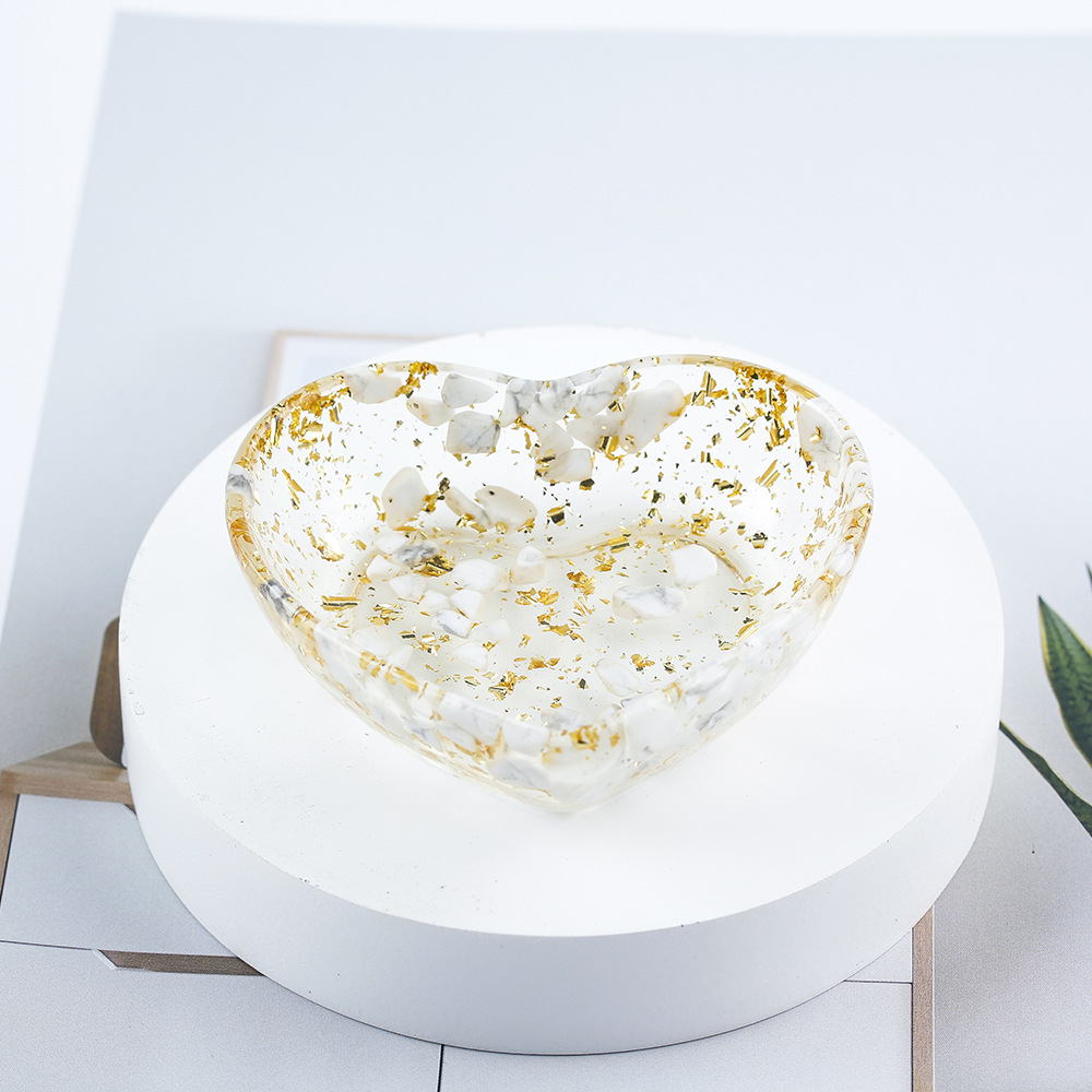 10 white turquoise gold foil