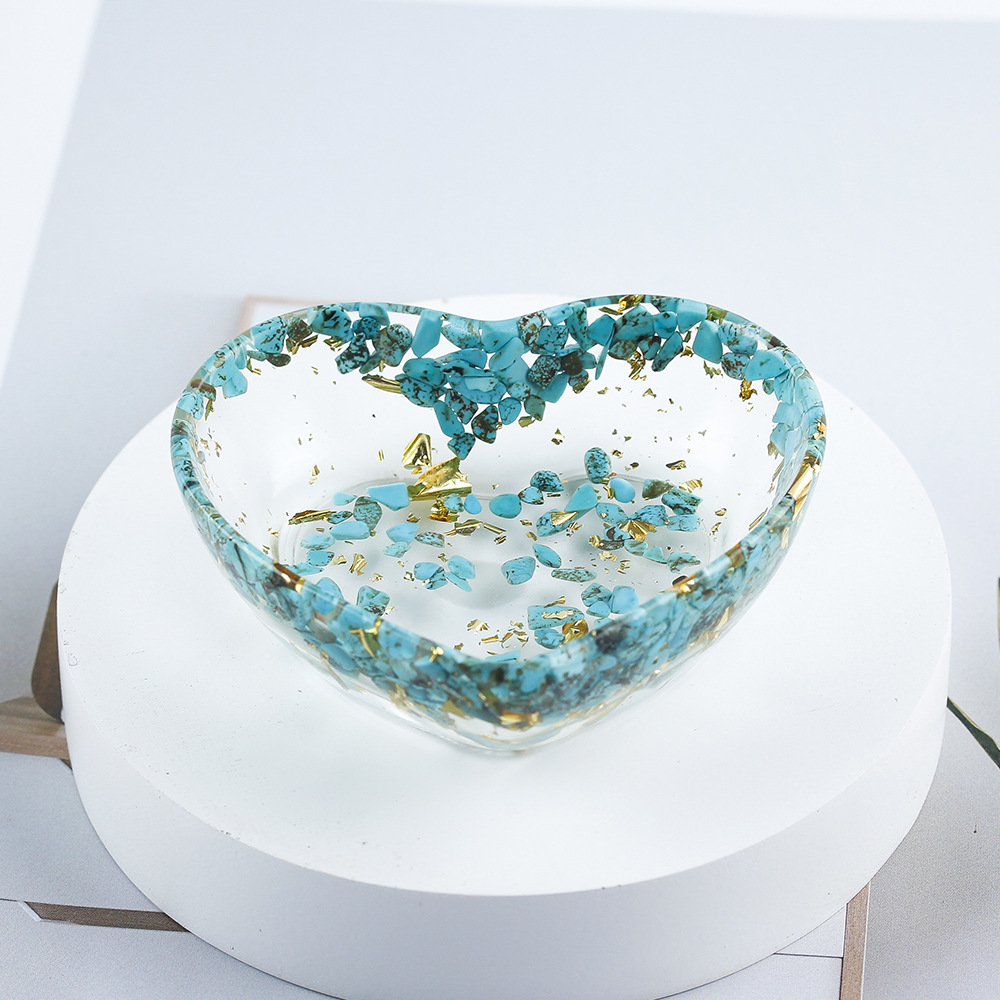 13 turquoise gold foil