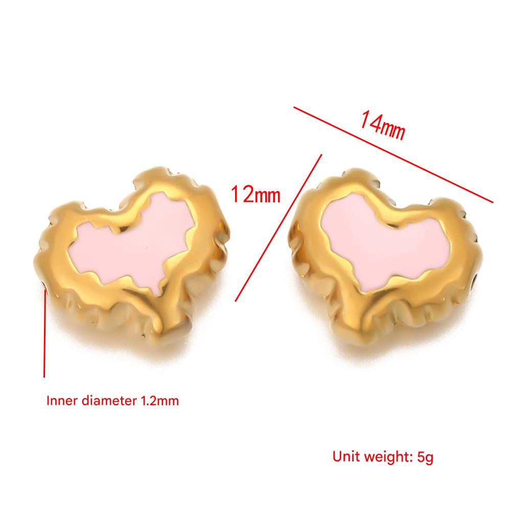 Love oil drop pendant-pink