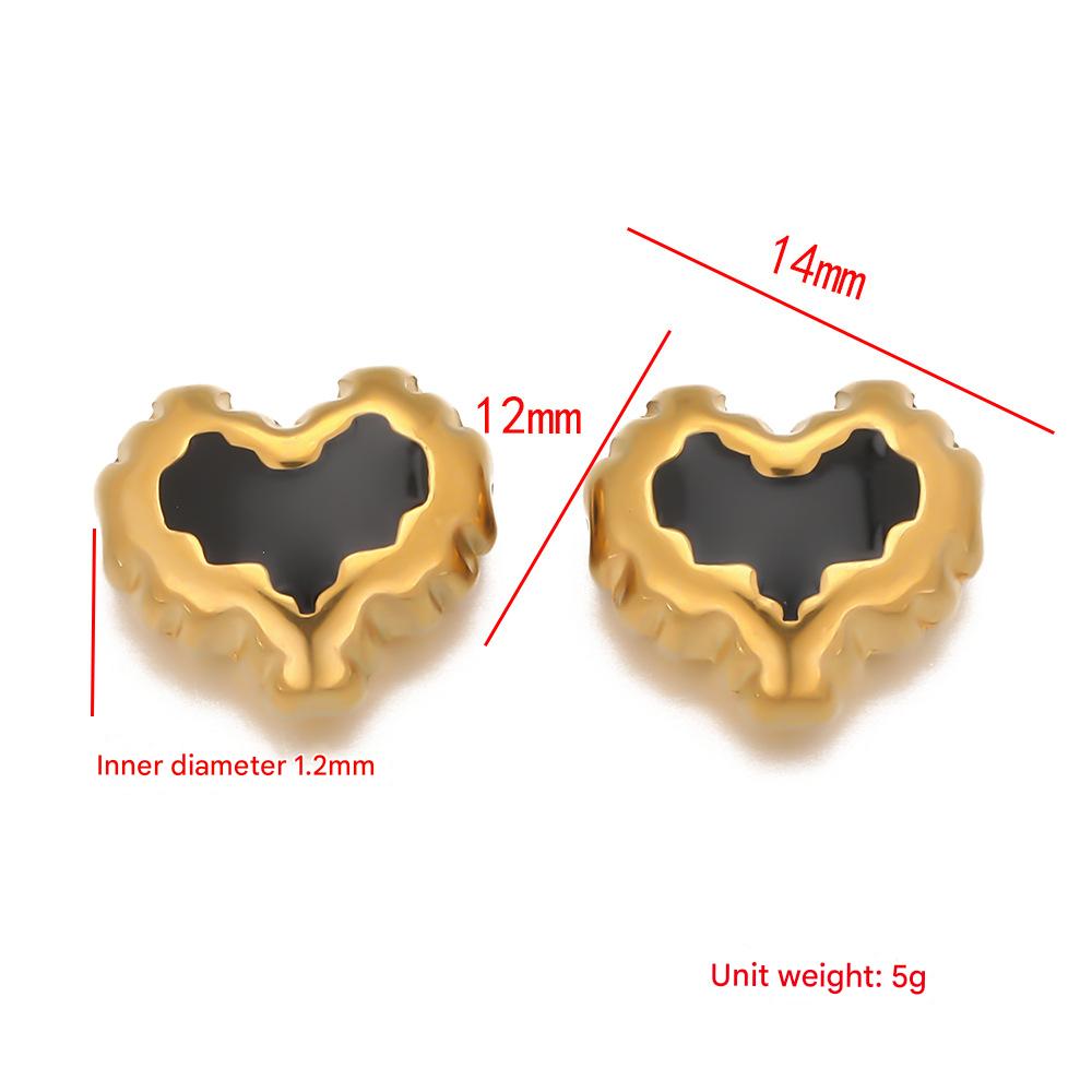 Love oil drop pendant-black