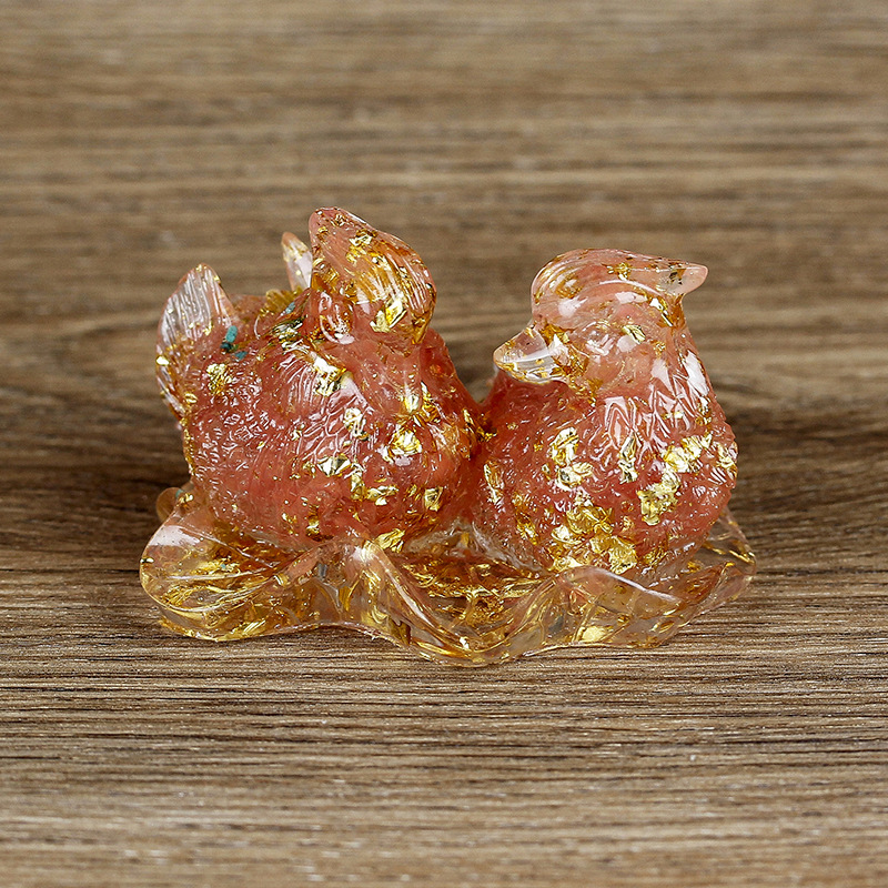 Watermelon Crystal Gold Foil
