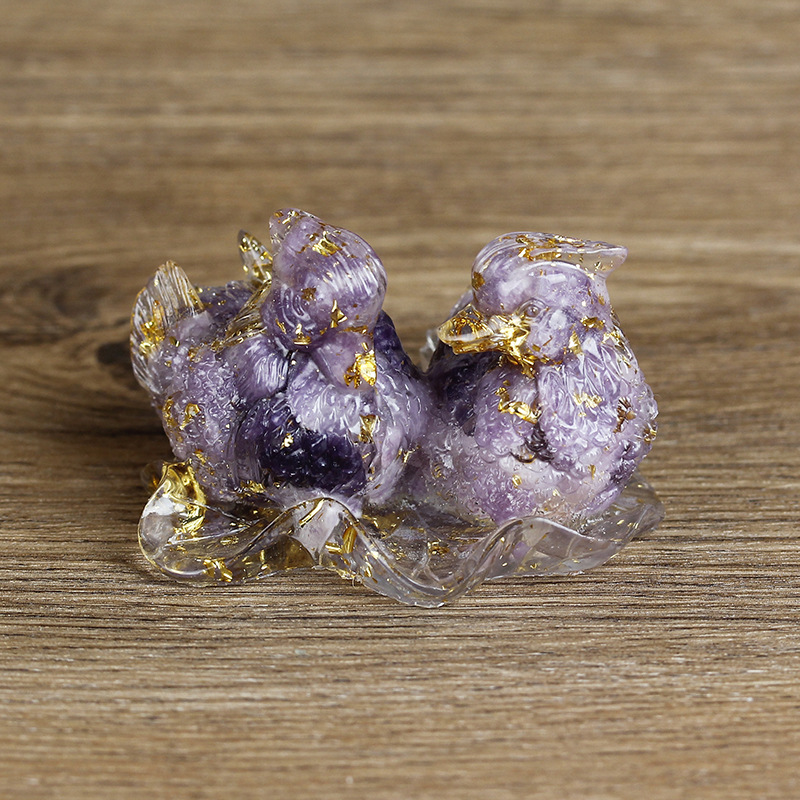 lilac gold leaf