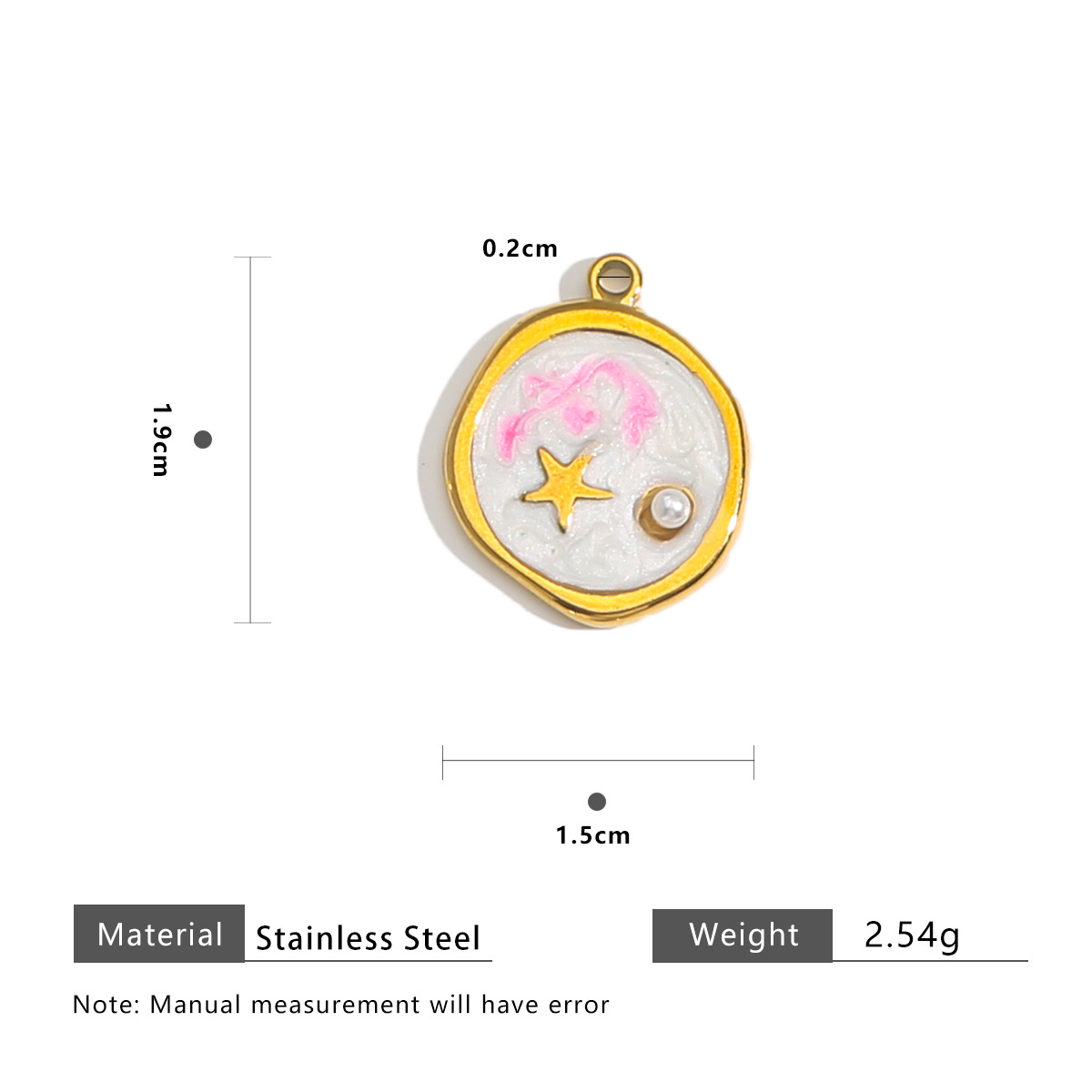 Starfish pink white