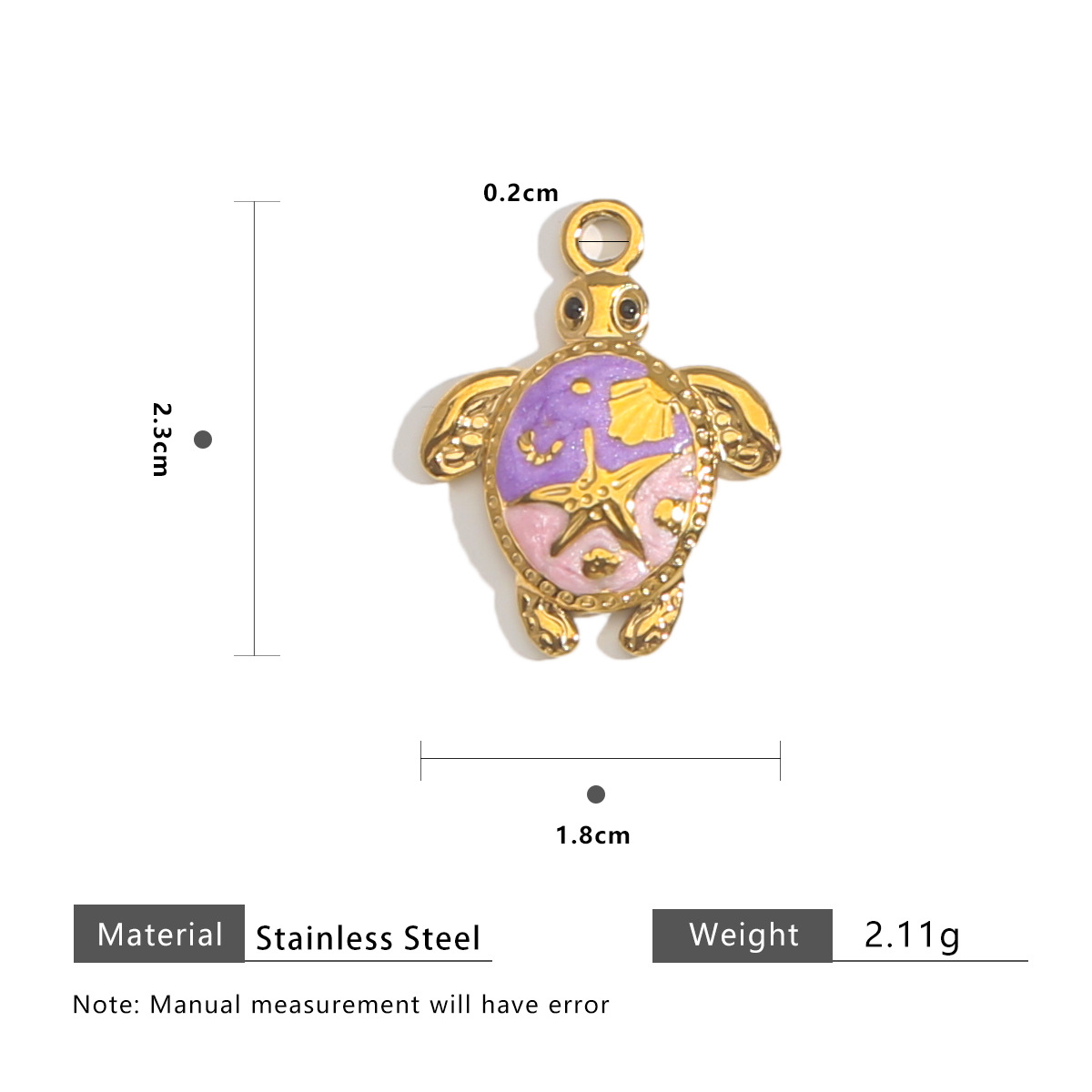 Turtle purple and pink