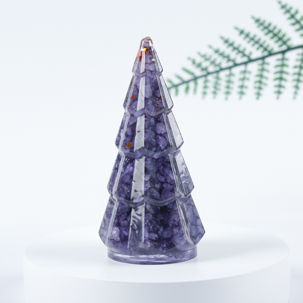 Amethyst Christmas sequins