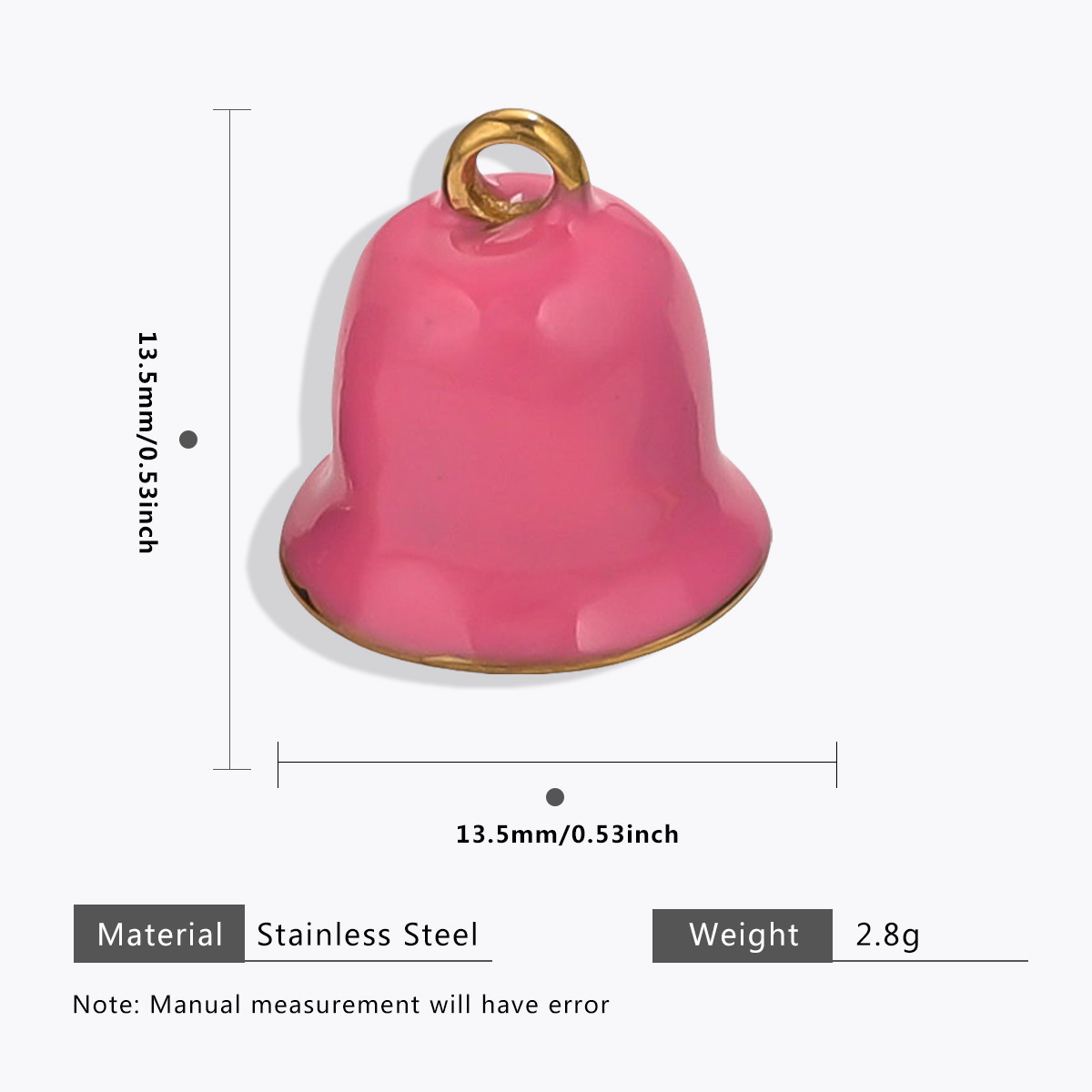 Oil dripping bell bucket-pink