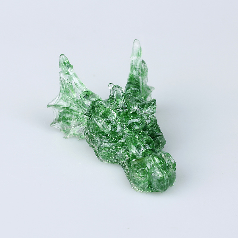 14 green colored glaze
