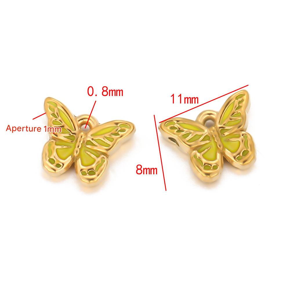 Butterfly pendant-yellow