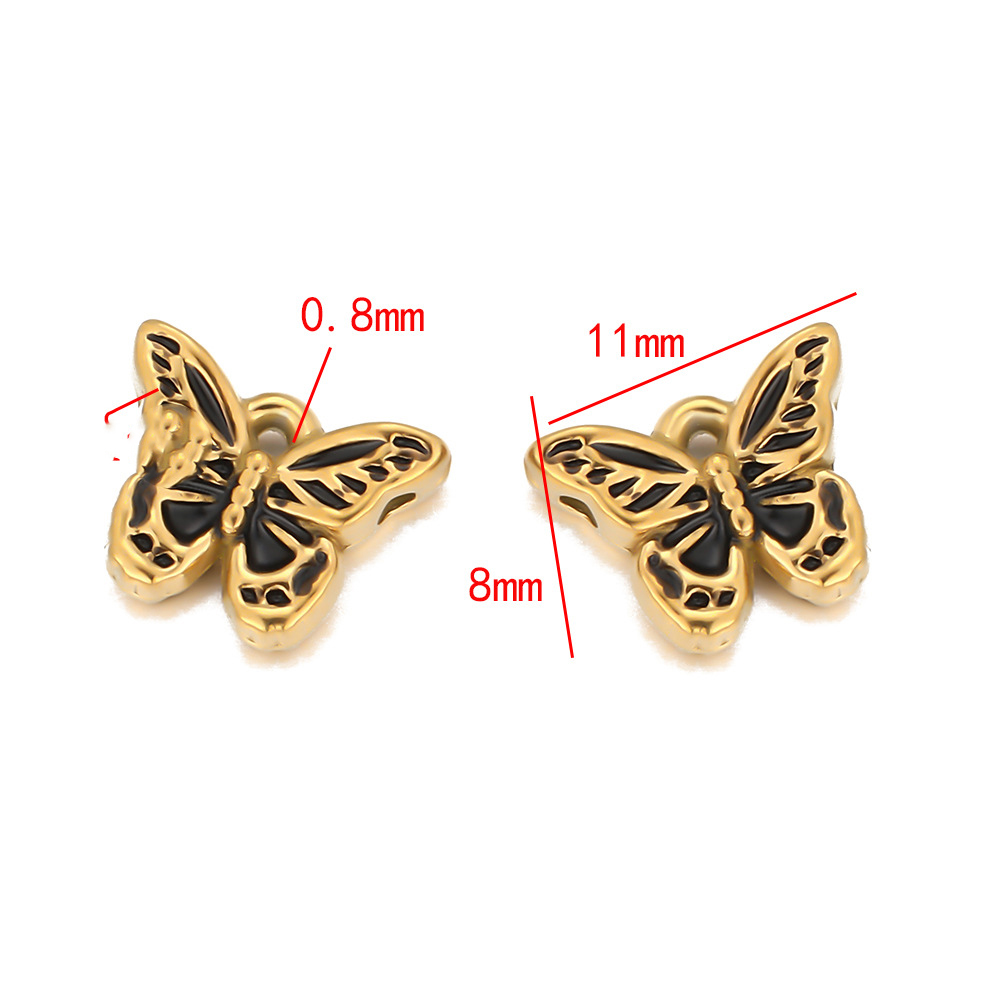 Butterfly pendant-black