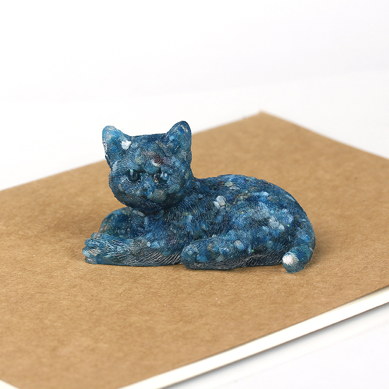 14 blue opal sequins