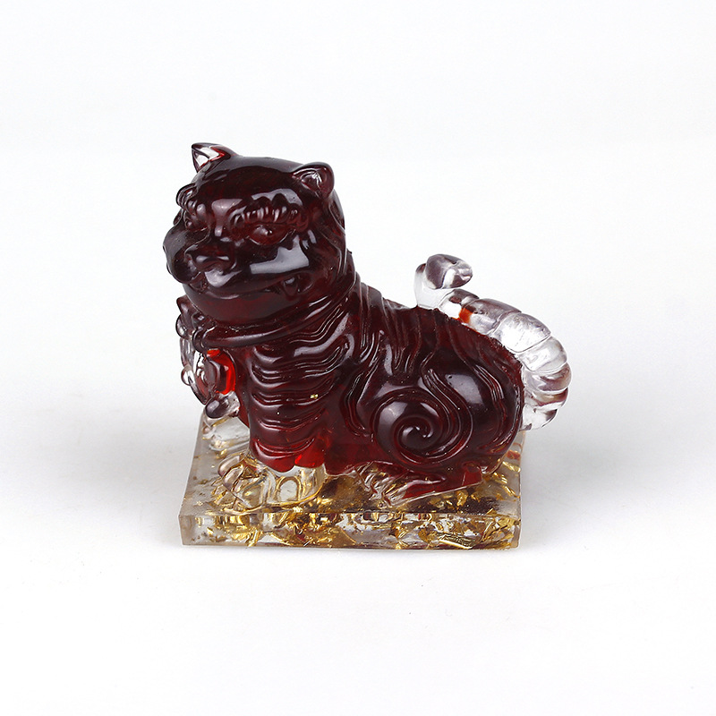 Red colored glaze