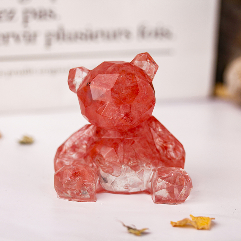 Smelting stone mirror bear