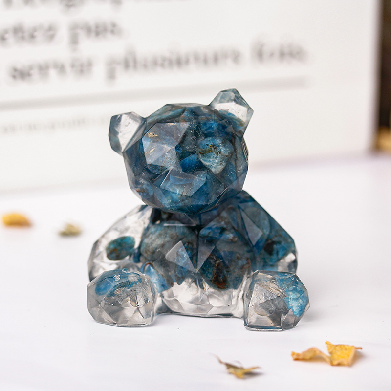 Blue Opal mirror bear