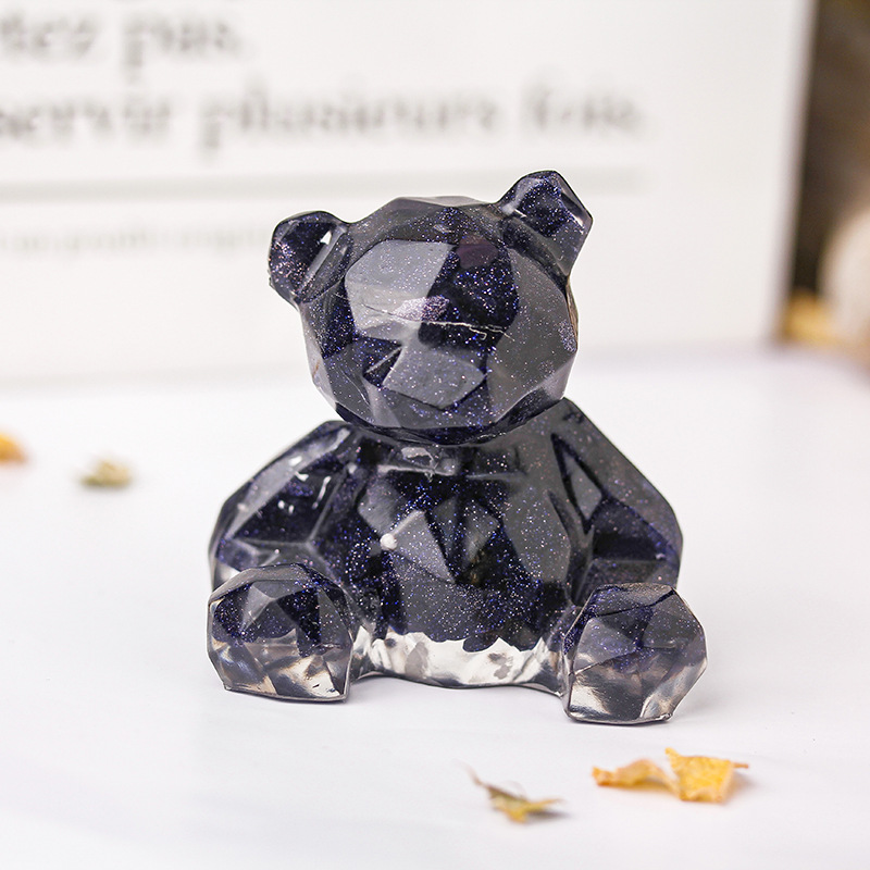 Blue sandstone mirror bear