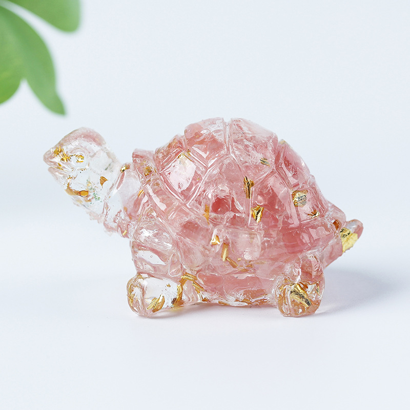 08 watermelon crystal gold foil