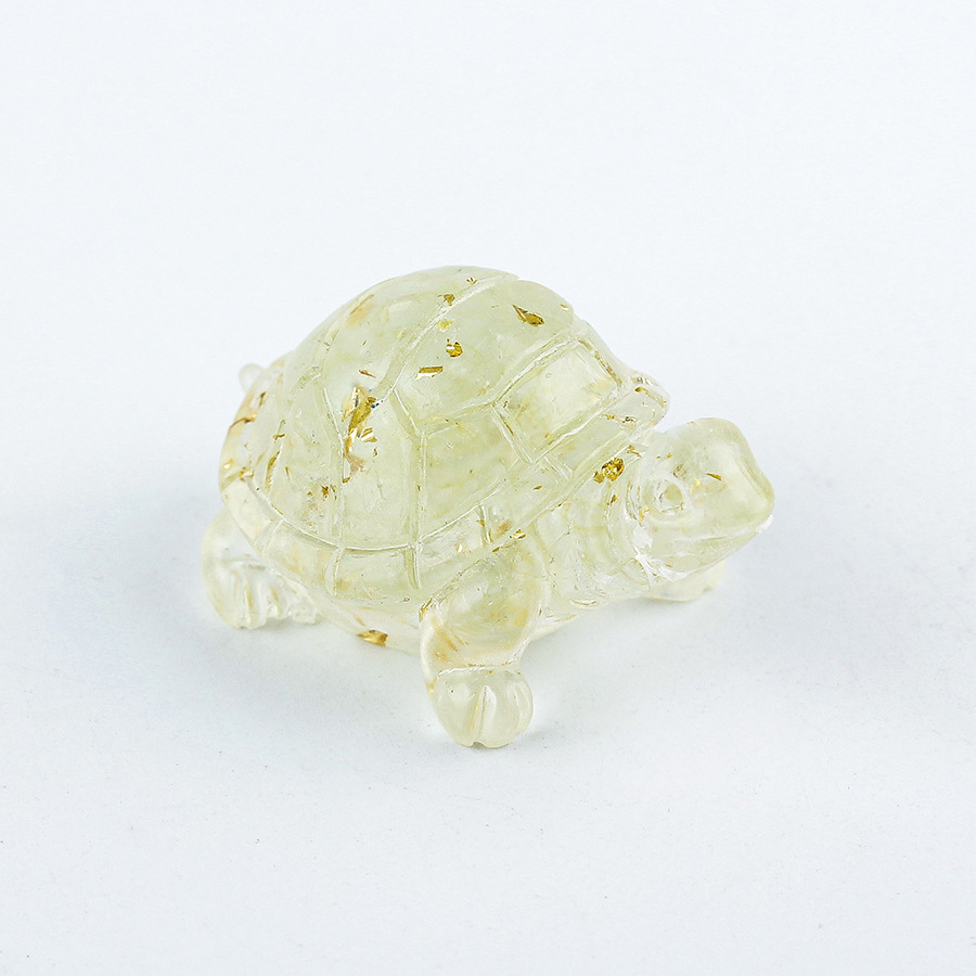 11 lemon citrine gold foil