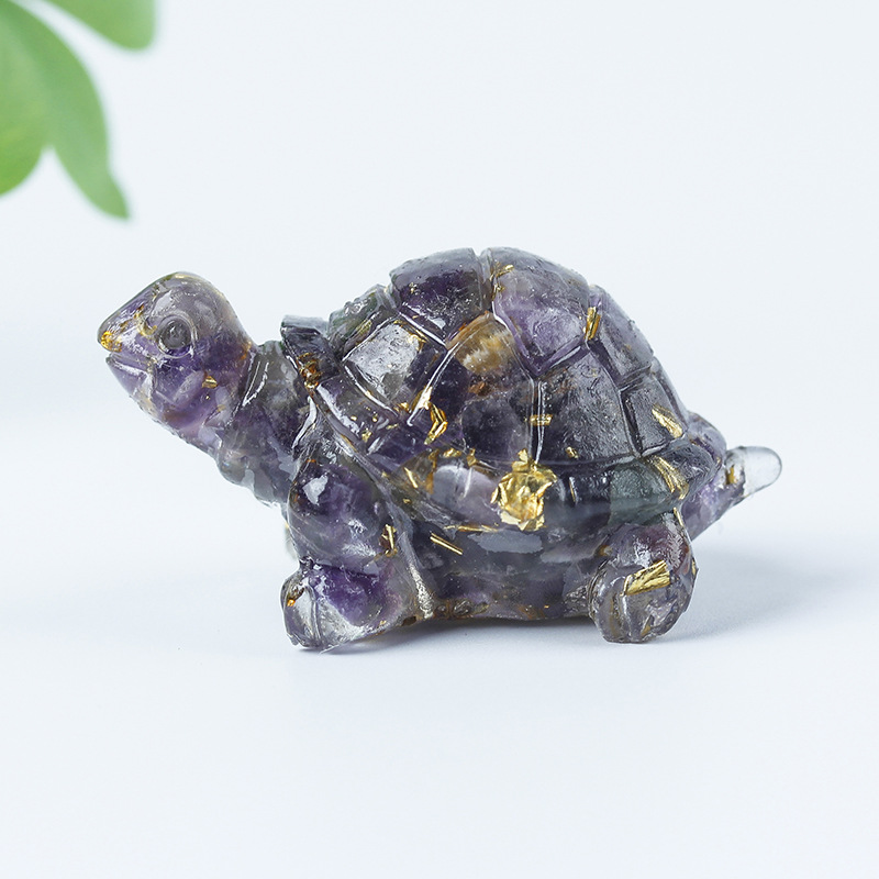 15 amethyst gold foil