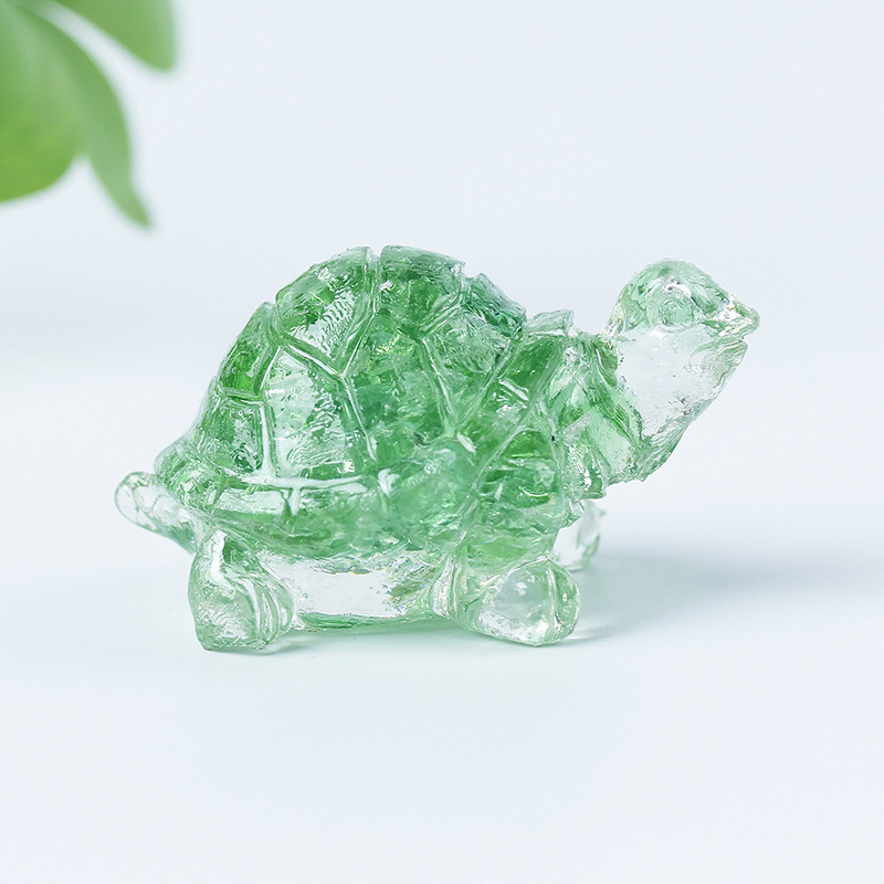 28 green colored glaze