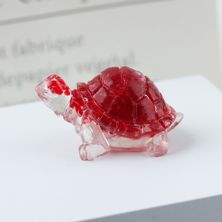 57 red colored glaze