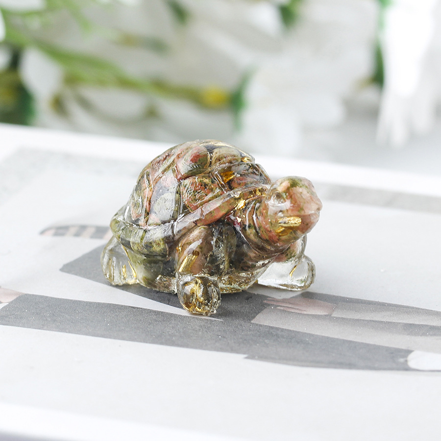 68 unakite gold foil