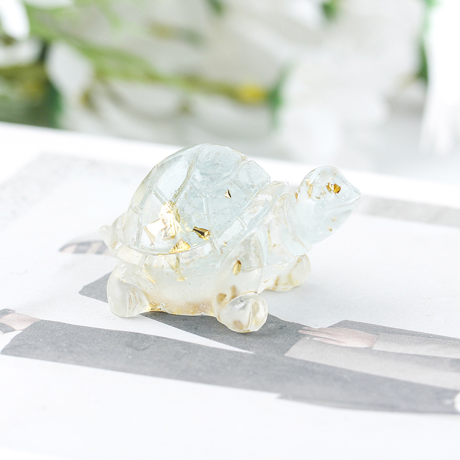 69 light aquamarine gold foil