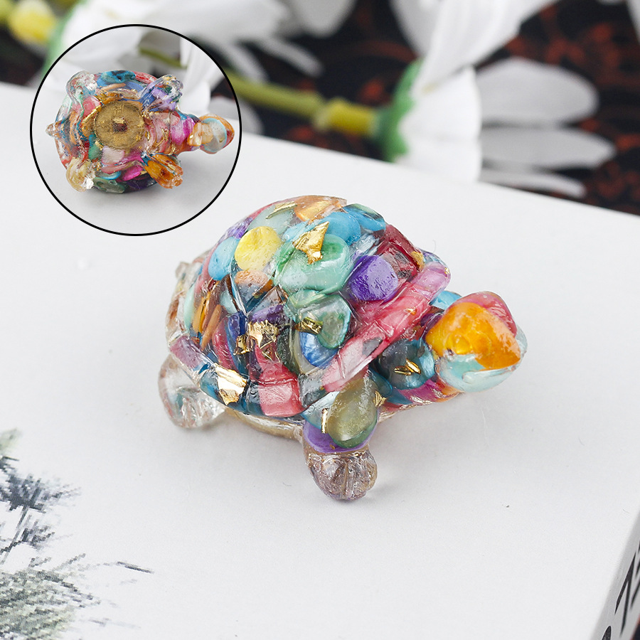 73 colorful shell turtle gold foil copper coins