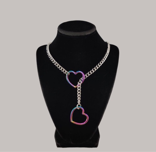 Hollow colorful love model