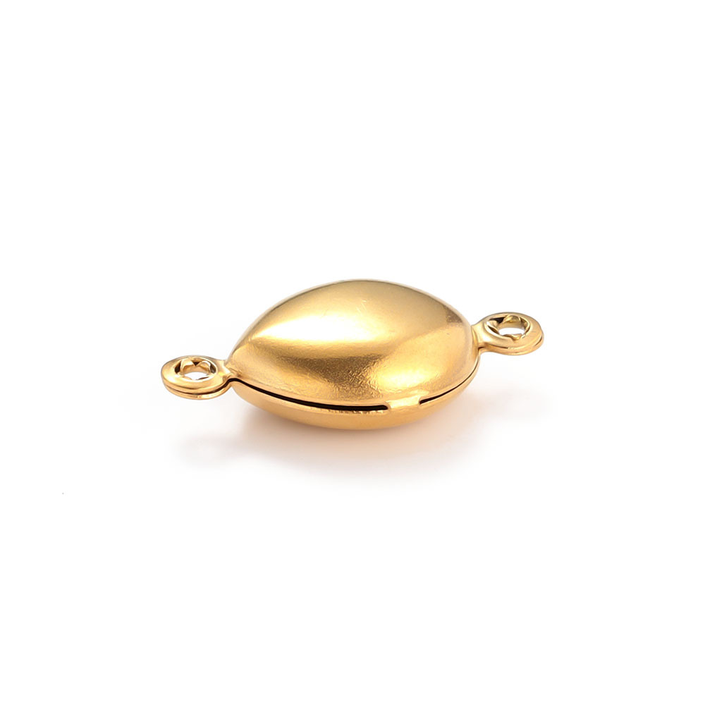 Oval 10*12mm gold