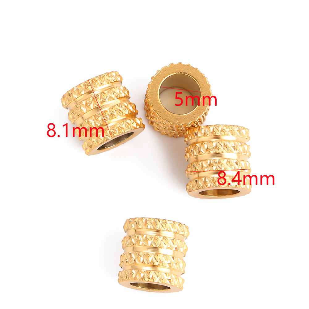 Golden striped aperture 5mm