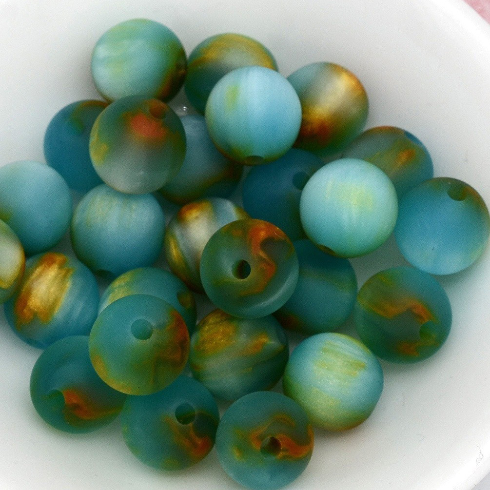 4#Frosted blue-green
