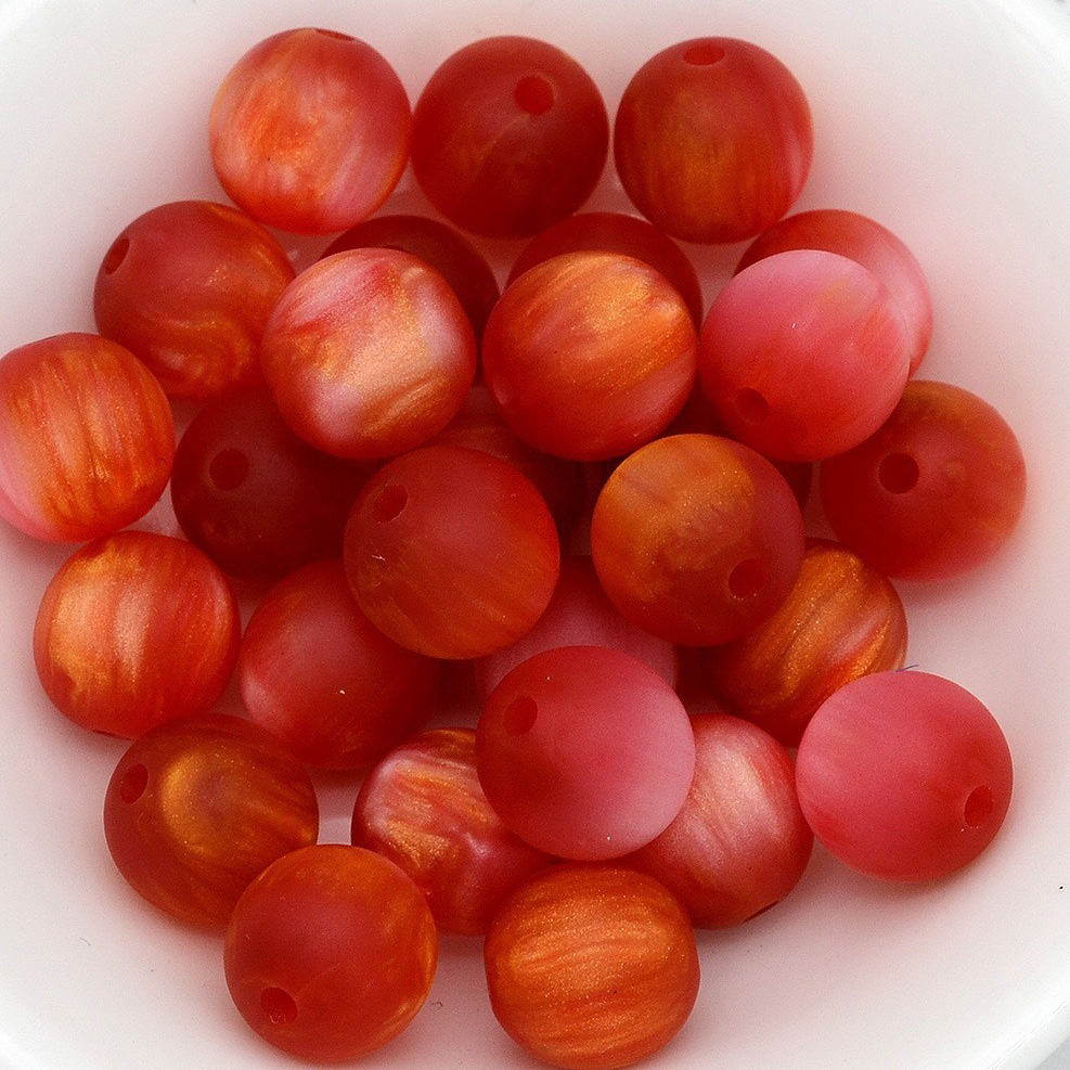 5#Frosted red