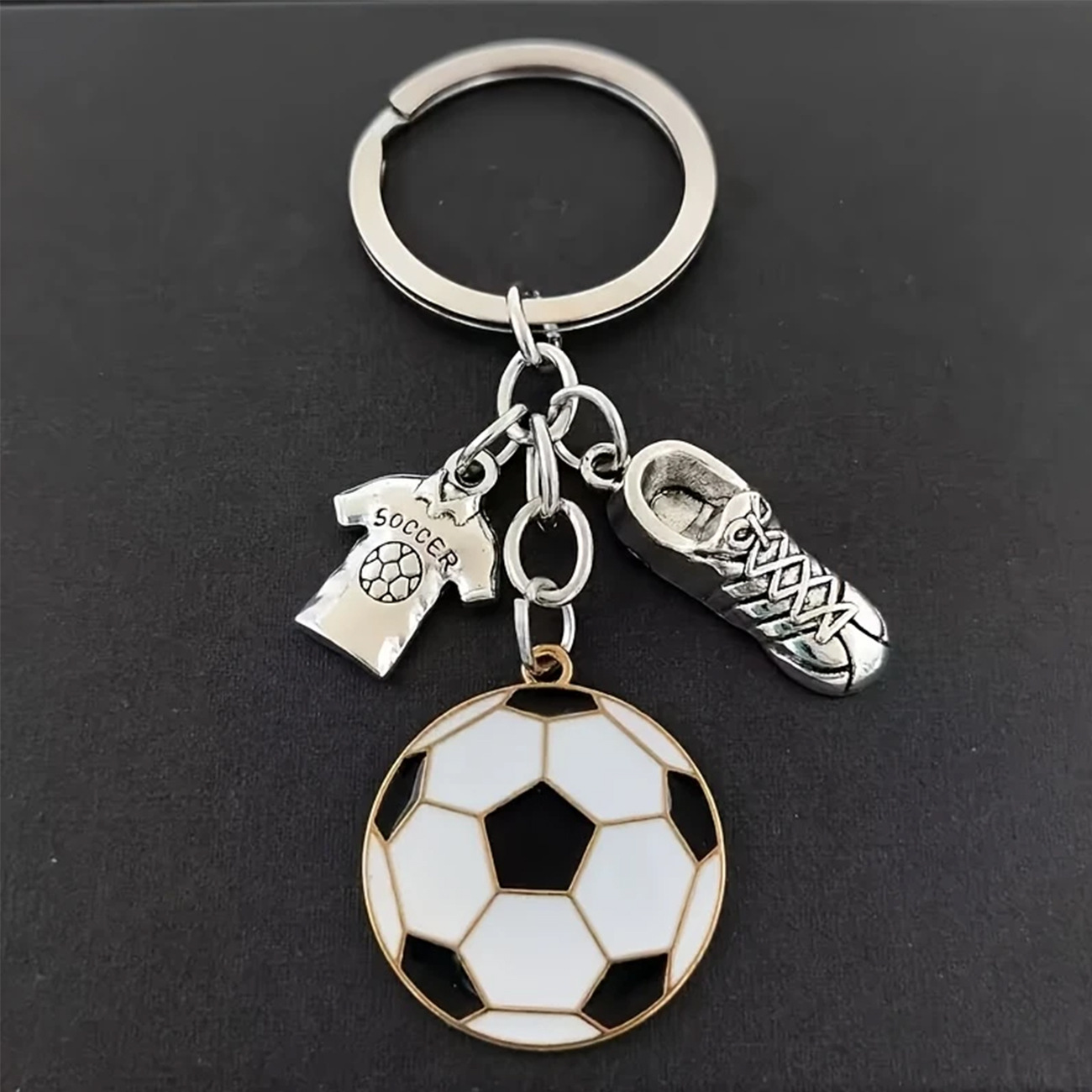 [football key chain + cardboard] opp separate bag packaging
