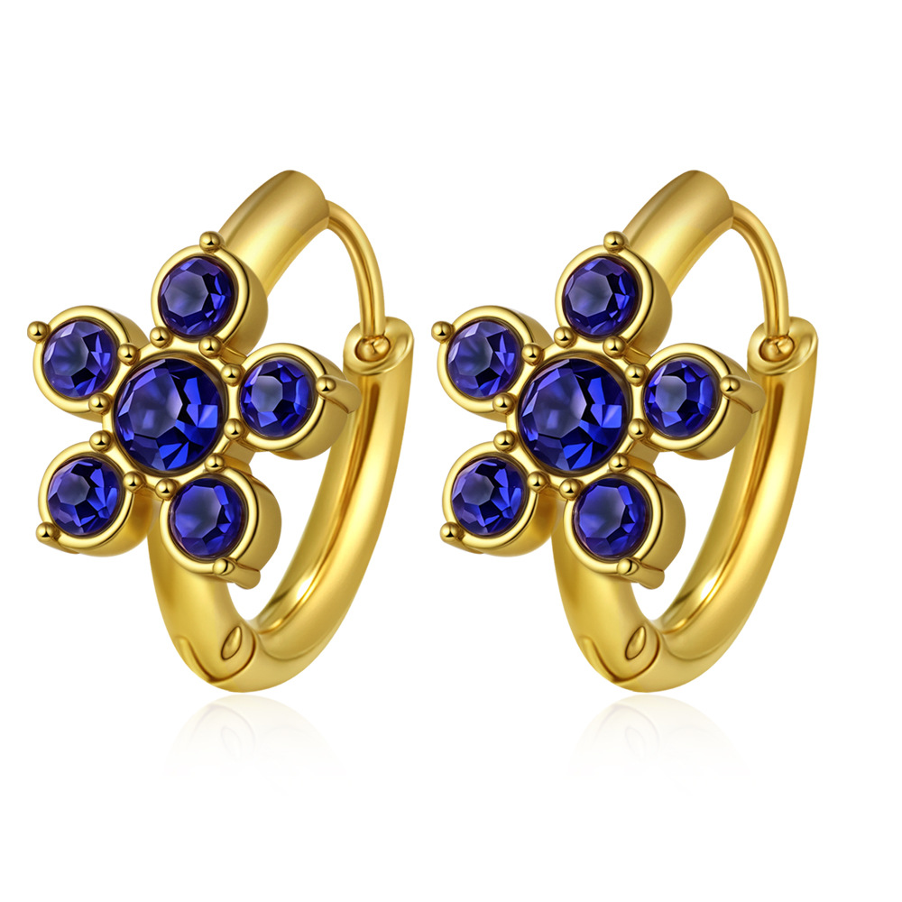Ms-783 large golden blue diamond