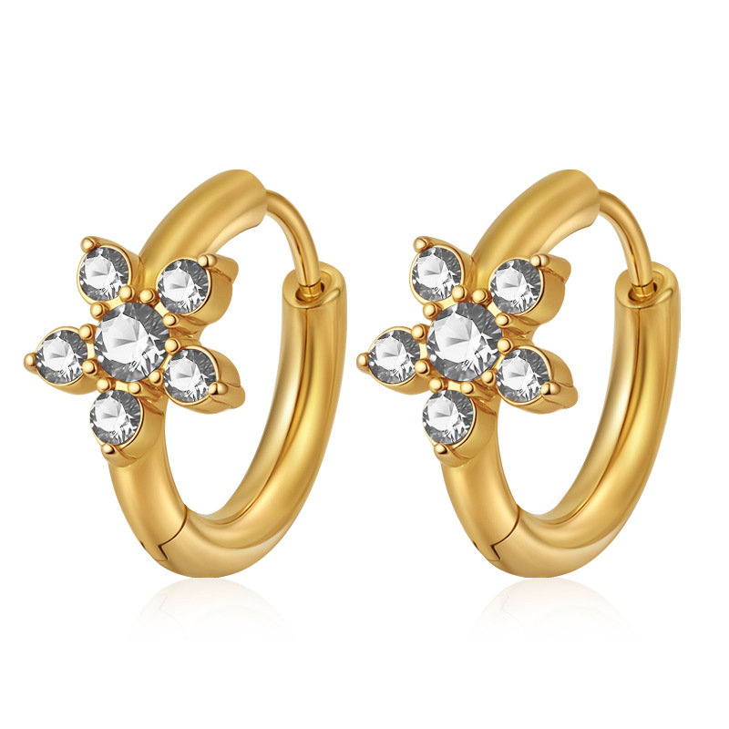 Ms-783 small golden white diamond