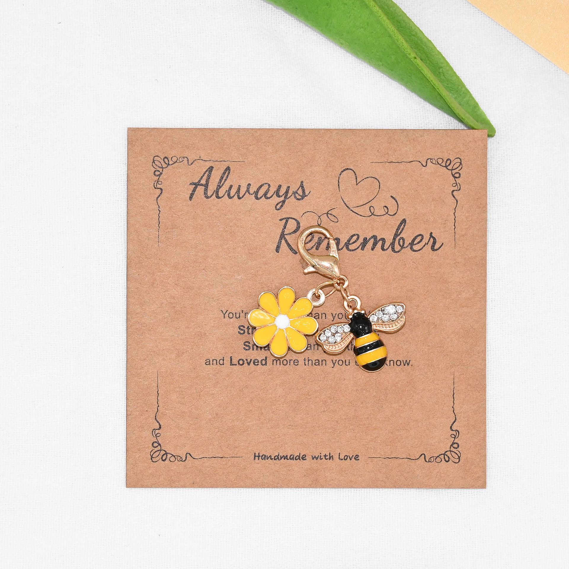 Yellow flowers + bees + blessing words