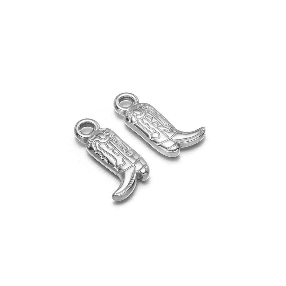 18*10mm gold oil compact solid boots with 2.7mm single hole inside steel color