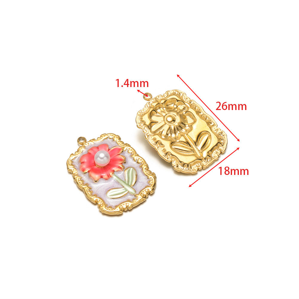 26*18mm pink