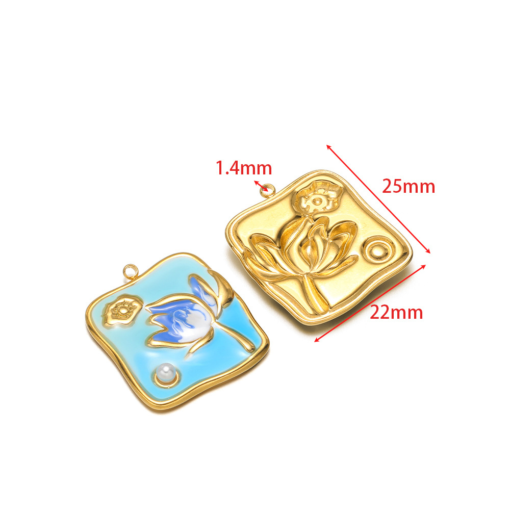 25*22mm blue
