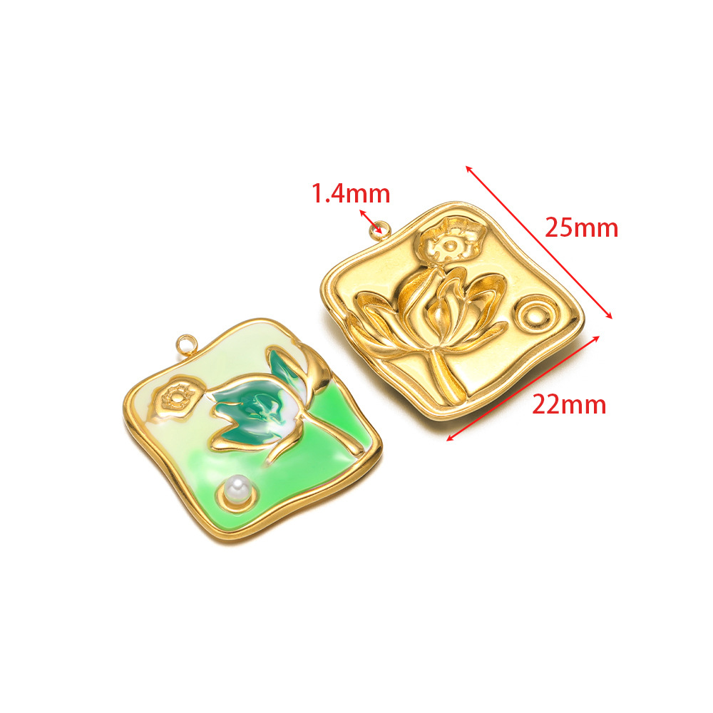 25*22mm green