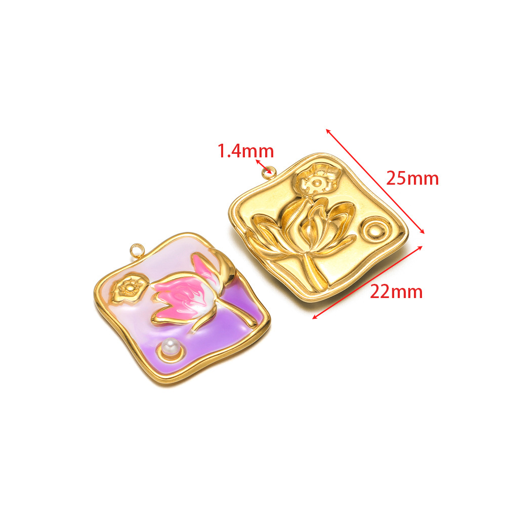 25*22mm purple