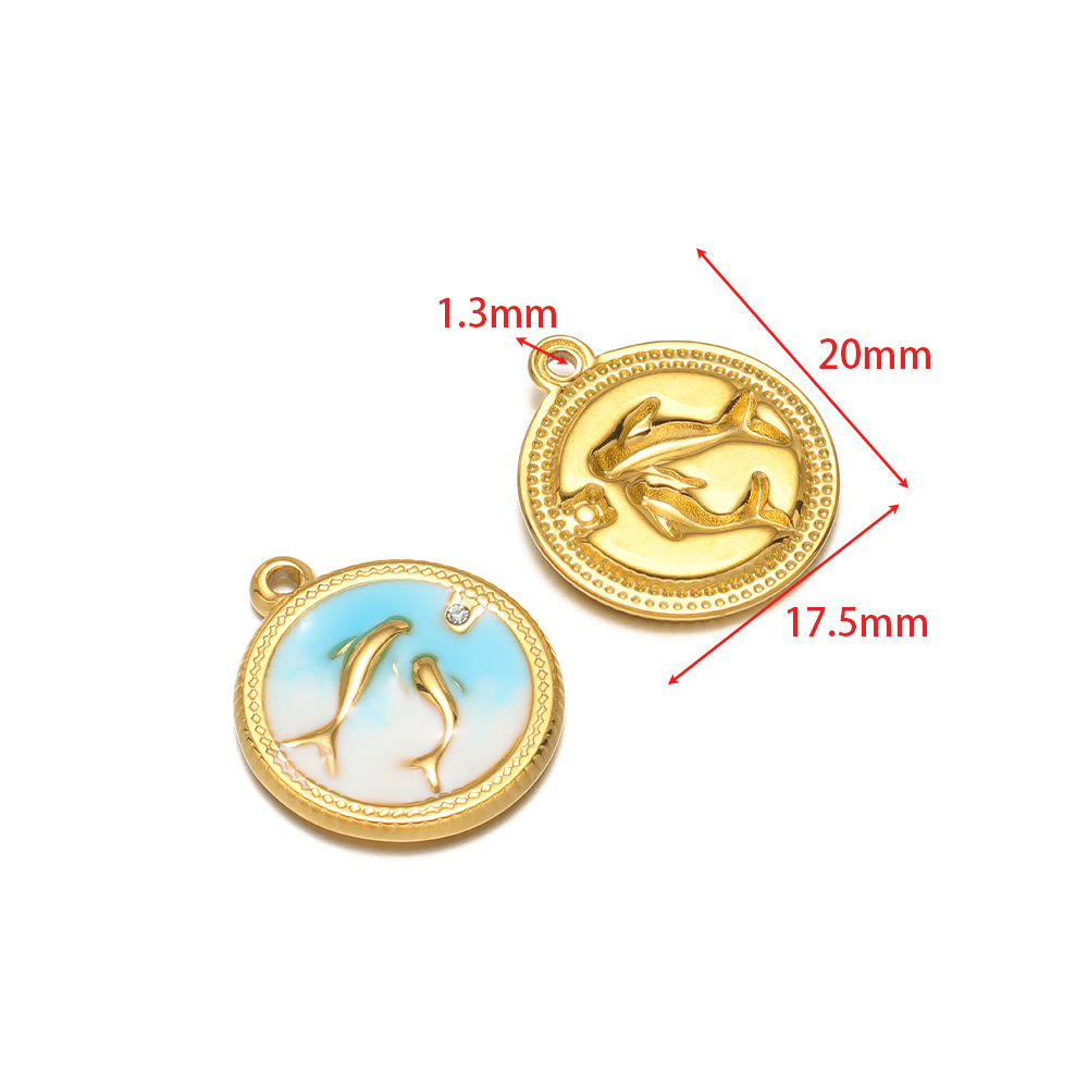 20*17.5mm blue and white