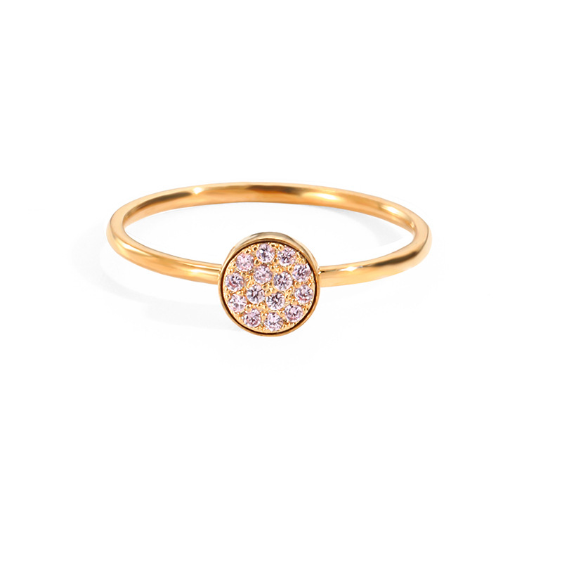 October light rose red-rose gold