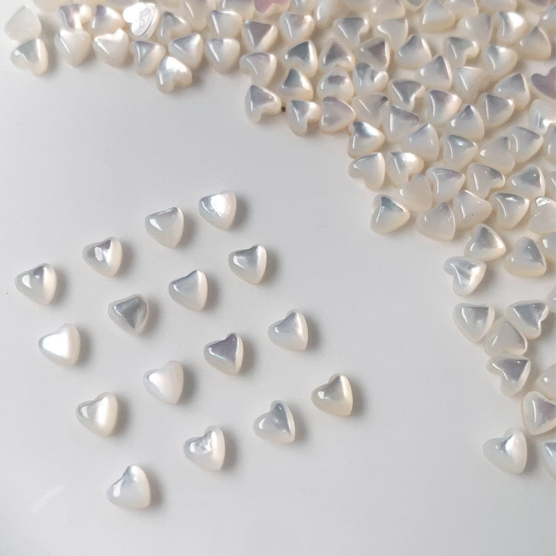 4mm love white shell (2mm thick)