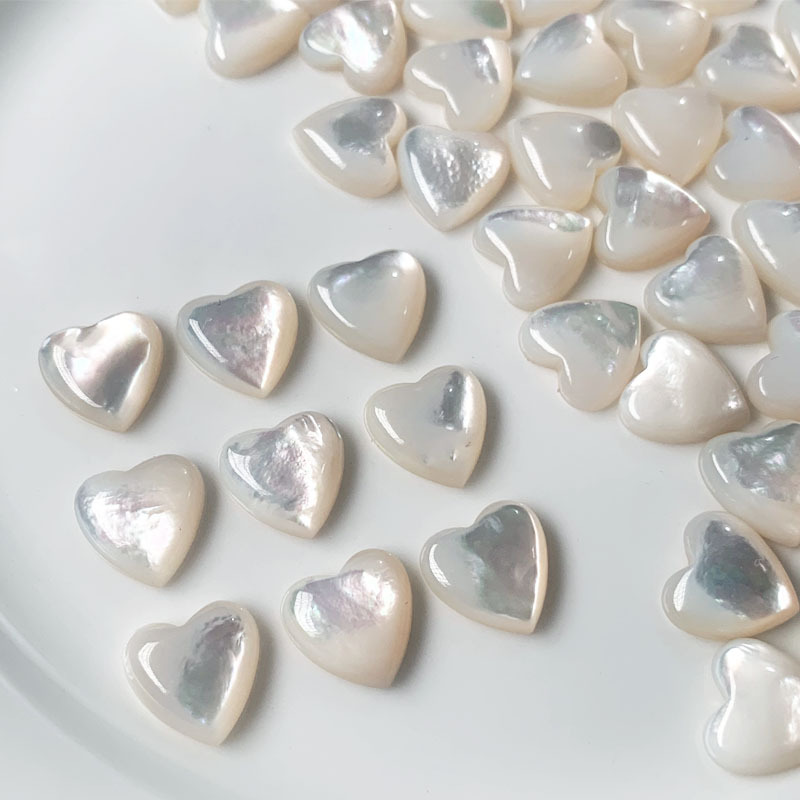 12mm love white shell (3mm thick)