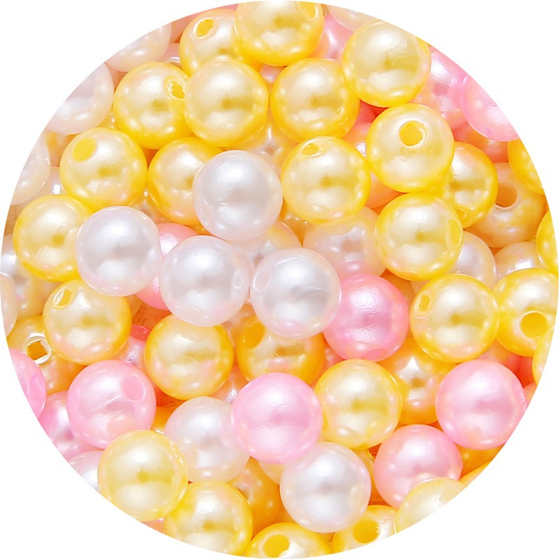 apricot pink white 3 color mix