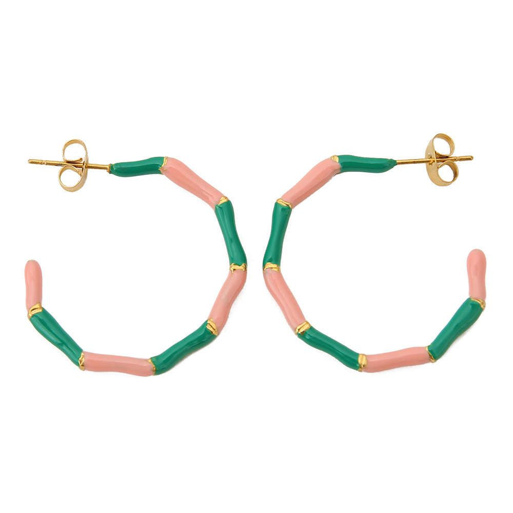 Dark green pink