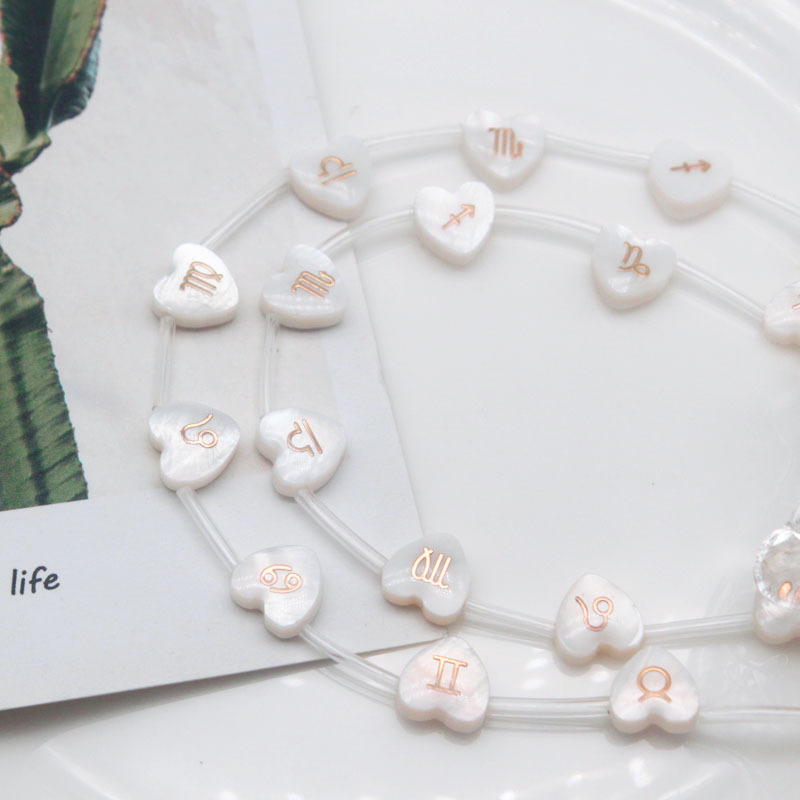 heart cross hole White