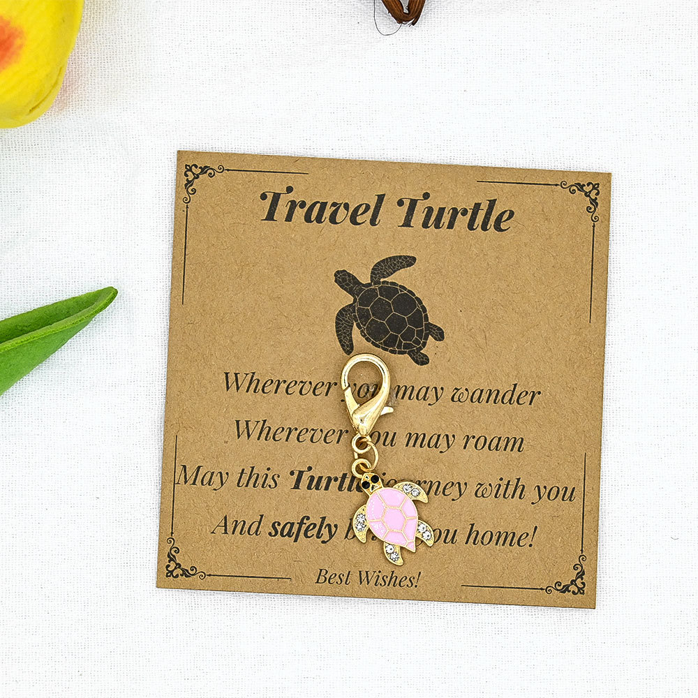 Pink turtle + cardboard