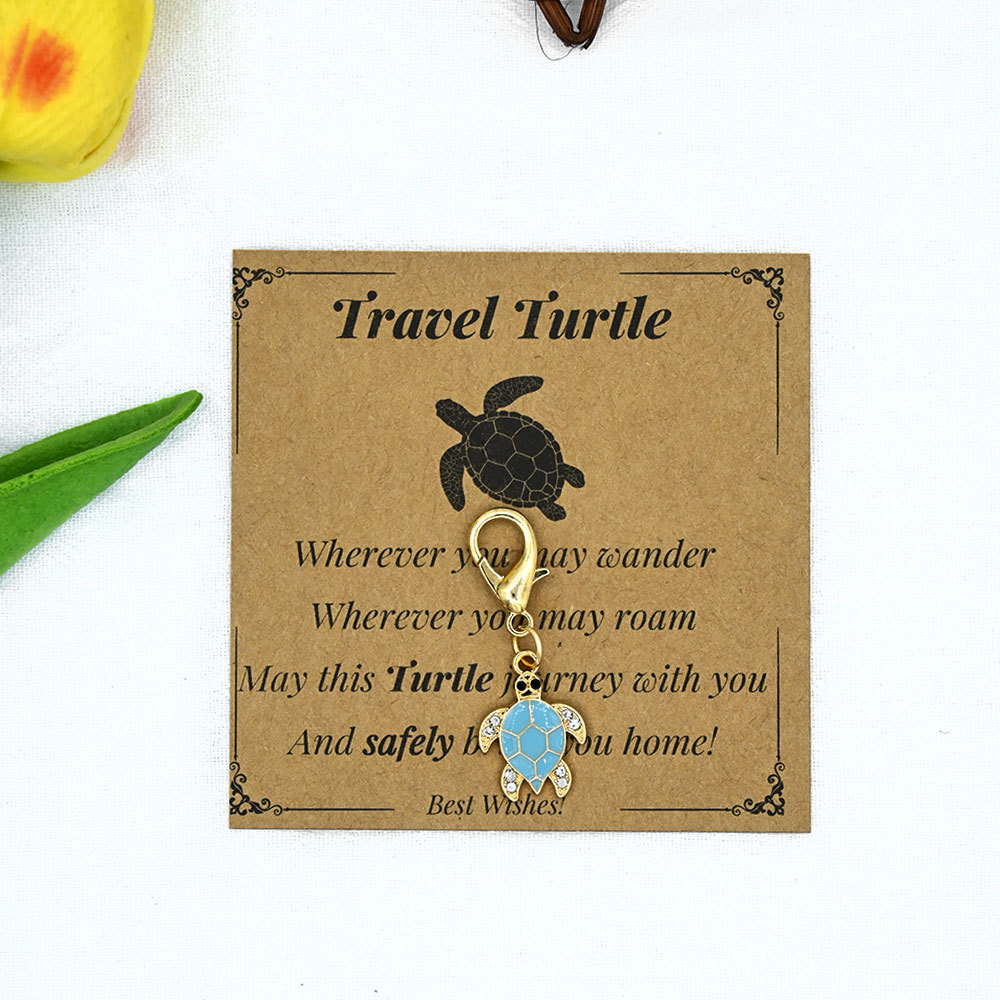 Blue turtle + cardboard
