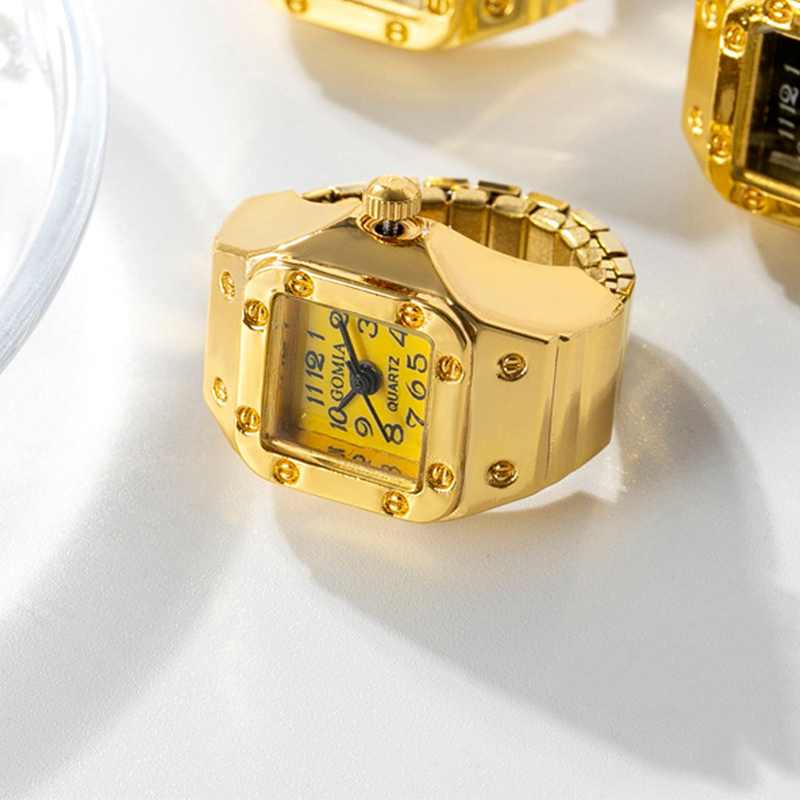 Square gold yellow